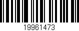 Código de barras (EAN, GTIN, SKU, ISBN): '19961473'