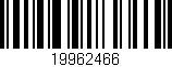 Código de barras (EAN, GTIN, SKU, ISBN): '19962466'