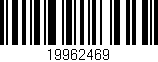 Código de barras (EAN, GTIN, SKU, ISBN): '19962469'