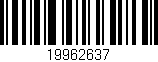 Código de barras (EAN, GTIN, SKU, ISBN): '19962637'