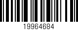 Código de barras (EAN, GTIN, SKU, ISBN): '19964684'