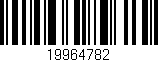 Código de barras (EAN, GTIN, SKU, ISBN): '19964782'