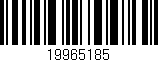 Código de barras (EAN, GTIN, SKU, ISBN): '19965185'