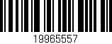 Código de barras (EAN, GTIN, SKU, ISBN): '19965557'