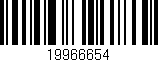 Código de barras (EAN, GTIN, SKU, ISBN): '19966654'