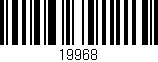 Código de barras (EAN, GTIN, SKU, ISBN): '19968'
