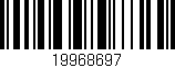 Código de barras (EAN, GTIN, SKU, ISBN): '19968697'