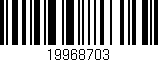 Código de barras (EAN, GTIN, SKU, ISBN): '19968703'