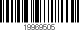Código de barras (EAN, GTIN, SKU, ISBN): '19969505'