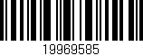 Código de barras (EAN, GTIN, SKU, ISBN): '19969585'