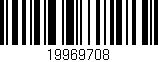 Código de barras (EAN, GTIN, SKU, ISBN): '19969708'