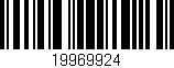 Código de barras (EAN, GTIN, SKU, ISBN): '19969924'