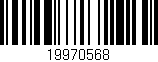 Código de barras (EAN, GTIN, SKU, ISBN): '19970568'