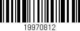 Código de barras (EAN, GTIN, SKU, ISBN): '19970812'