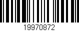 Código de barras (EAN, GTIN, SKU, ISBN): '19970872'