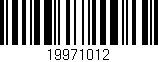 Código de barras (EAN, GTIN, SKU, ISBN): '19971012'