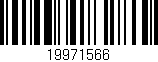 Código de barras (EAN, GTIN, SKU, ISBN): '19971566'