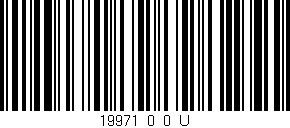Código de barras (EAN, GTIN, SKU, ISBN): '19971_0_0_U'