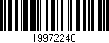 Código de barras (EAN, GTIN, SKU, ISBN): '19972240'