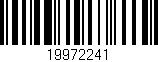 Código de barras (EAN, GTIN, SKU, ISBN): '19972241'