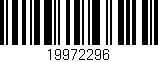 Código de barras (EAN, GTIN, SKU, ISBN): '19972296'