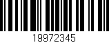 Código de barras (EAN, GTIN, SKU, ISBN): '19972345'