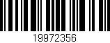 Código de barras (EAN, GTIN, SKU, ISBN): '19972356'