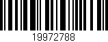 Código de barras (EAN, GTIN, SKU, ISBN): '19972788'