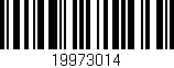 Código de barras (EAN, GTIN, SKU, ISBN): '19973014'