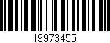 Código de barras (EAN, GTIN, SKU, ISBN): '19973455'