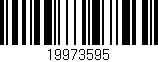 Código de barras (EAN, GTIN, SKU, ISBN): '19973595'