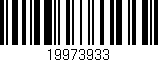 Código de barras (EAN, GTIN, SKU, ISBN): '19973933'
