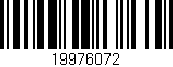 Código de barras (EAN, GTIN, SKU, ISBN): '19976072'