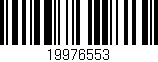 Código de barras (EAN, GTIN, SKU, ISBN): '19976553'
