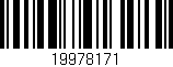 Código de barras (EAN, GTIN, SKU, ISBN): '19978171'