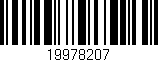 Código de barras (EAN, GTIN, SKU, ISBN): '19978207'