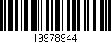 Código de barras (EAN, GTIN, SKU, ISBN): '19978944'