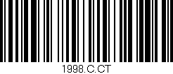 Código de barras (EAN, GTIN, SKU, ISBN): '1998.C.CT'