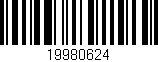 Código de barras (EAN, GTIN, SKU, ISBN): '19980624'