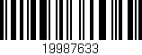 Código de barras (EAN, GTIN, SKU, ISBN): '19987633'