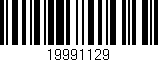 Código de barras (EAN, GTIN, SKU, ISBN): '19991129'