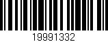 Código de barras (EAN, GTIN, SKU, ISBN): '19991332'