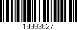 Código de barras (EAN, GTIN, SKU, ISBN): '19993627'