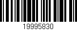 Código de barras (EAN, GTIN, SKU, ISBN): '19995830'