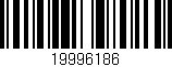 Código de barras (EAN, GTIN, SKU, ISBN): '19996186'