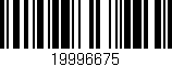 Código de barras (EAN, GTIN, SKU, ISBN): '19996675'