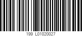 Código de barras (EAN, GTIN, SKU, ISBN): '199/L01020027'