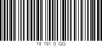 Código de barras (EAN, GTIN, SKU, ISBN): '19_191_0_GG'