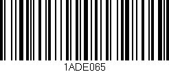 Código de barras (EAN, GTIN, SKU, ISBN): '1ADE065'