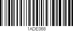 Código de barras (EAN, GTIN, SKU, ISBN): '1ADE068'